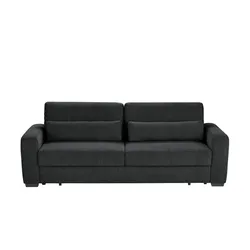 medium Schlafsofa mit Bettkasten Kingsley De Luxe ¦ schwarz ¦ Maße (cm): B: 248 H: 92 T: 107