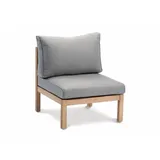 BEST Freizeitmöbel Madagaskar Loungetisch 74 x 74 x 36 cm betongrau