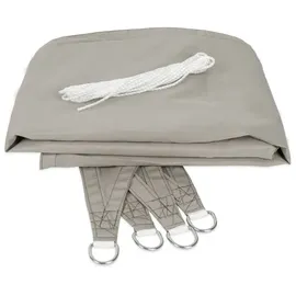 casa pura Wasserabweisendes Sonnensegel Grau