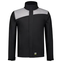 Softshelljacke Bicolor "402021" Workwear - 5XL - black/grey