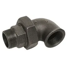 SOMATHERM Winkelverschraubung TG flachdichtend, Ig/ag 2", Nr. 97, ohne Dichtung, Schwarz