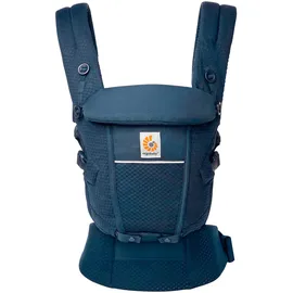 Ergobaby Adapt SoftFlex Mesh Ergonomische Babybauchtrage Rückentrage Baby-Tragetasche, Midnight Blue