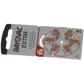 Rayovac Extra Advanced 312 PR41 6 St