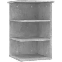 vidaXL Beistellregal 35 x 35 x 55 cm Grau