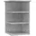 vidaXL Beistellregal 35 x 35 x 55 cm Grau