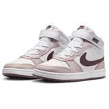 Nike Court Borough Mid 2 Kinder Weiß/Burgundy Crush/Platinum 28,5