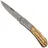 HALLER Damast-Taschenmesser Braun