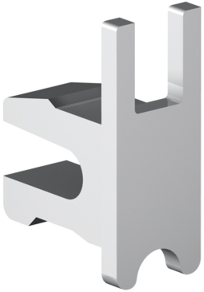 SUPRA Schiebetürbeschlag vitris supra Endplatte - 6 mm