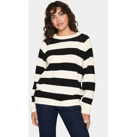St Tropez Strickpullover Beige / Schwarz XL