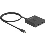 DeLock USB 10 Gbps Type-C Switch 2 auf 1 bidirektional 8K