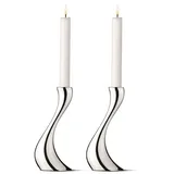 Georg Jensen Cobra Kerzenhalter, 2er Set