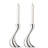 Georg Jensen Cobra Kerzenhalter, 2er Set