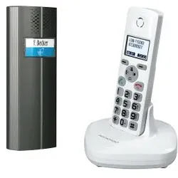 Indexa 34234 Funk-Türsprechanlage mit DECT Telefon, Sprechstelle, Basis, Handset, Relaismodul TF04 SET