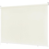 Ventanara® Außenrollo 100% Blickdicht Rollo Senkrechtmarkise Balkonrollo Sichtschutz Rollo Beschattung (180 x 230 cm, Creme)