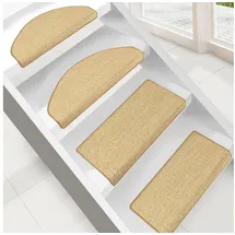 Floordirekt Sisal-Stufenmatte Pure Nature Halbrund 23,5 x 65 cm