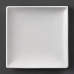 Olympia Whiteware quadratische Teller 14cm