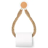 Toilettenpapierhalter Seil ohne Bohren