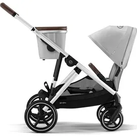 cybex retail gmbh Cybex Gazelle S Kinderwagen inkl. Cot S Babywanne / Kombikinderwagen, Farbe:Stone Grey / Silver