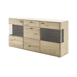 Highboard  Onna , holzfarben , Maße (cm): B: 184 H: 91 T: 44