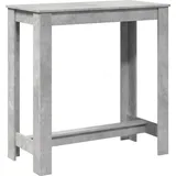 vidaXL Bartisch 102 x 50 x 103,5 cm Grau