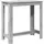 vidaXL Bartisch 102 x 50 x 103,5 cm Grau