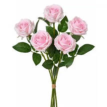 Decoris Künstliche Rose mit Stiel 8x55cm Rosa