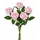 Decoris Künstliche Rose mit Stiel 8x55cm Rosa