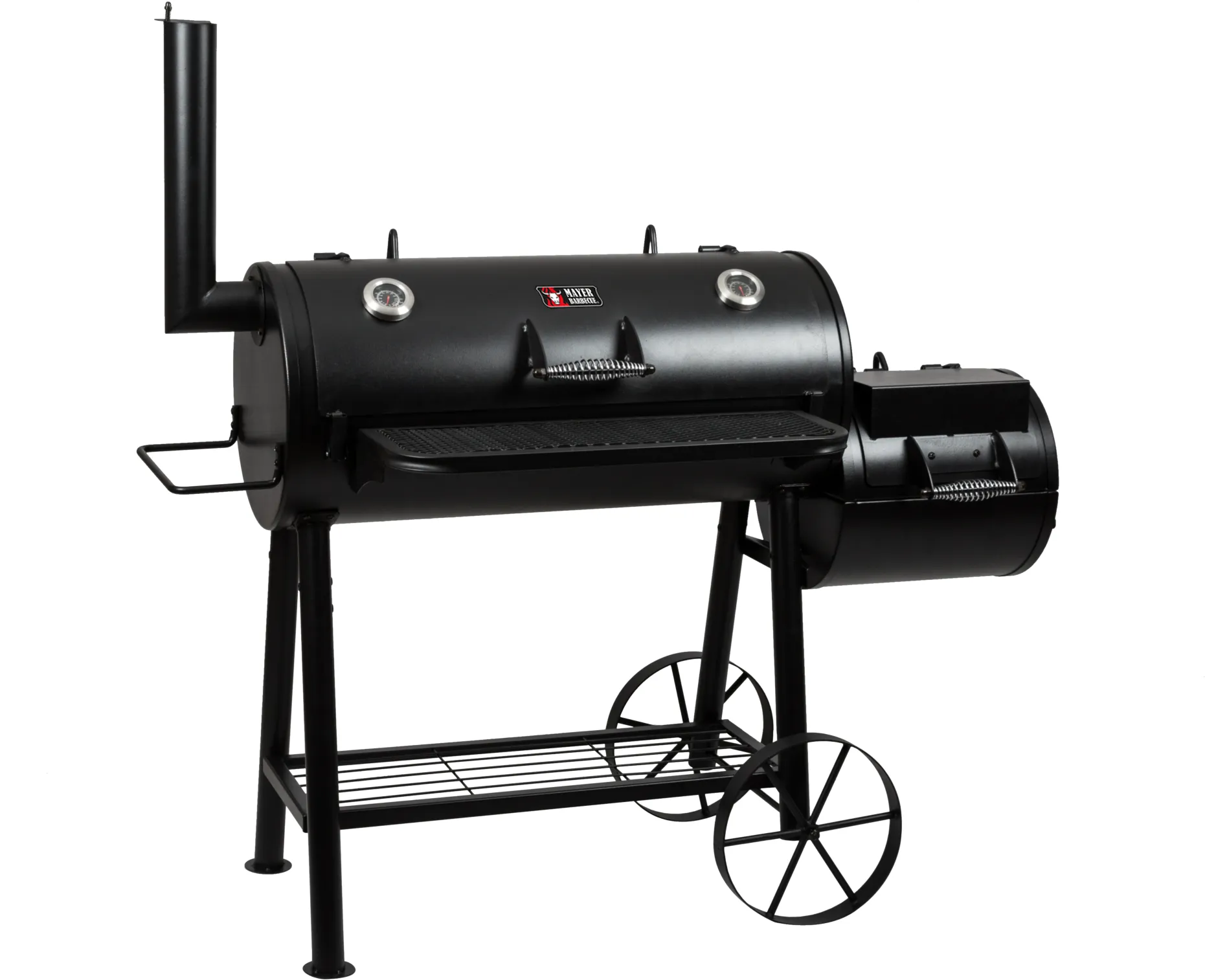 Mayer Barbecue, Holzkohlegrill, RAUCHA Longhorn Smoker MS-500 Master (85.50 cm)