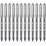 Uni-Ball eye fine UB-157E Tintenroller silber 0,4 mm, Schreibfarbe: schwarz, 12 St.