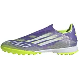adidas F50 League Herren Purple Rush/Cloud White/Lucid Lemon 47 1/3