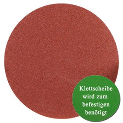 Schleifscheibe 400 mm Klett - Aluminiumoxid - 5er Pack