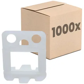 Dalsys Fliesen 3mm 1000 Laschen, Verlegehilfe Set, Fliesenleger Werkzeug
