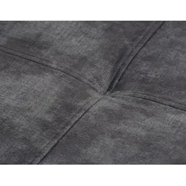 Hela Eckbank "JANINA", schwarz (vintage anthrazit, schwarz), B:184cm H:88cm T:134cm, Stoff, Sitzbänke, Eckbank, langer Schenkel wahlweise links oder rechts