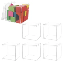 younthye Acrylbox 10 x 10 x 10 cm 10-tlg. transparent