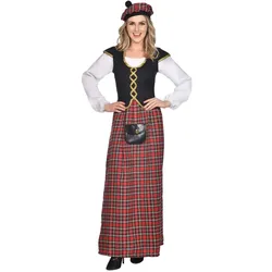 Schotten Lady Kostüm elegant - 46-48