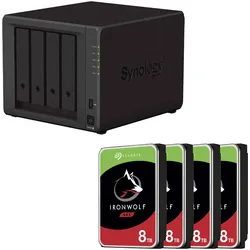 Synology DS923+ DiskStation  + 4x Seagate IronWolf® 8 TB Festplatte 32TB