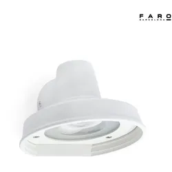 Faro Outdoor Wandleuchte BRONX GU10, IP44, weiß FAR-71195