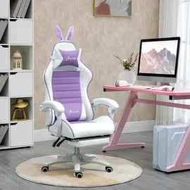 Vinsetto Gaming-Stuhl Violett PC