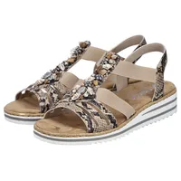 Rieker Riemchensandale Damen Beige 36