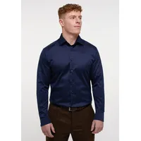 Eterna Herren, Hemd blau blau, NOS