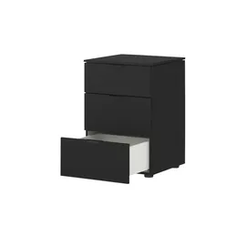 Sconto Nachtschrank Dreamer 45 x 43 x 65 cm Schwarz