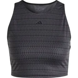 ADIDAS Damen Shirt Yoga Studio Print, BLACK, M