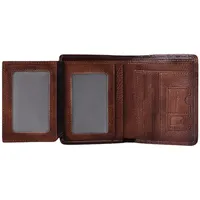 Vriusi Herren-Geldbörse mit Vordertasche, Geldbörse mit Mehreren Karten - Kurzes Kreditkartenetui für Herren mit großem Fassungsvermögen,Leichte Herren-Clutch-Geldbörse mit Mehreren Kartenfächern für