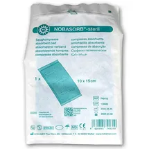 NOBAMED NOBASORB©-steril Saugkompresse, Größen:10cmx15cm - 25 Stück