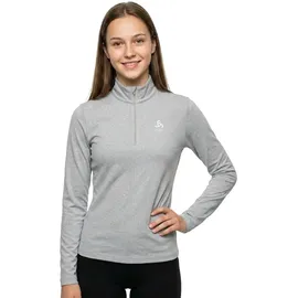 Odlo Roy Ml Fleece Mit Halbem Reißverschluss - Silver Grey / White / Stripes - S