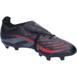 adidas Predator League Fold-Over Tongue FG/MG Fußballschuhe - Core Black/Grey Four/Lucid Red 44