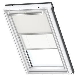 VELUX Verdunkelungsrollo Duo DFD MK06 1085SWL Hellbeige/Weiß, weiß