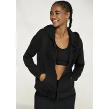 ONLY PLAY Onplounge LIFE HOOD FZ LS SWT Noos Sweatshirt-Jacke, schwarz, S EU - S