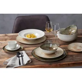 Geschirr Faia Speiseteller tief 20,5 cm braun 1er Set