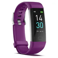 Fitness Tracker mit Pulsmesser Blutdruck SpO2 Fitnessuhr Wasserdicht ,16 Sportmodi Schrittzähler Kalorienzähler Pulsuhr Aktivitätstracker Androi... - Violett